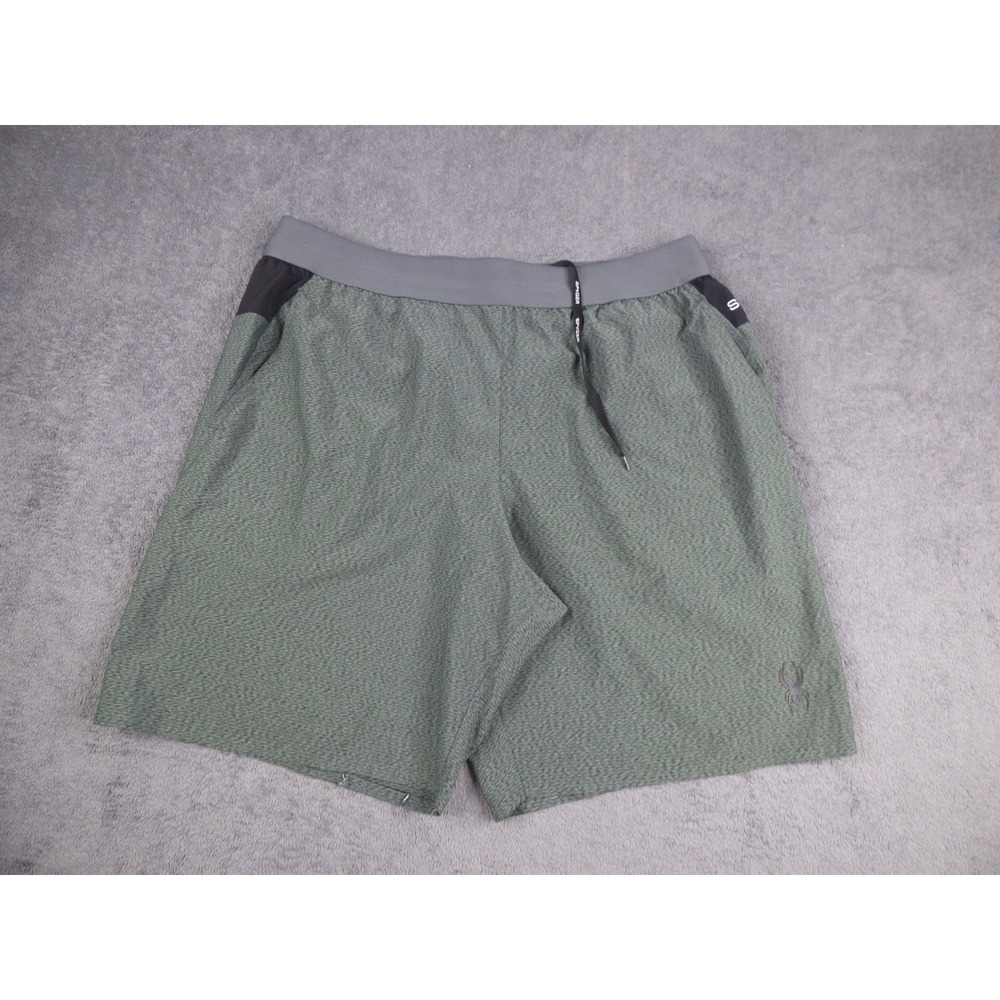 Spyder Active ProWeb Green Athletic Shorts Men's XL